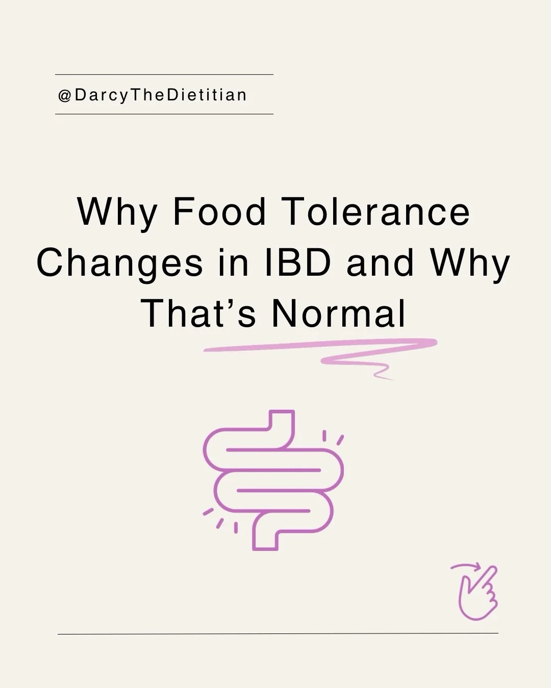 Why food tolerance changes in IBD and why that&rsquo;s pretty normal! 💩💨🍏

#ibd #ibddietitian #ibddiet #crohnsandcolitis #crohns