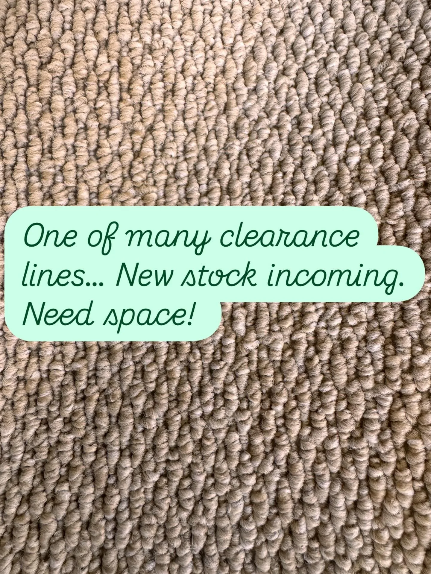 Grab a bargain. Ends of rolls must go. Message or call in for sizes/styles. Vinyl and Carpet #toomuchstuff #needspace #bargain #shoplocal #familybusiness