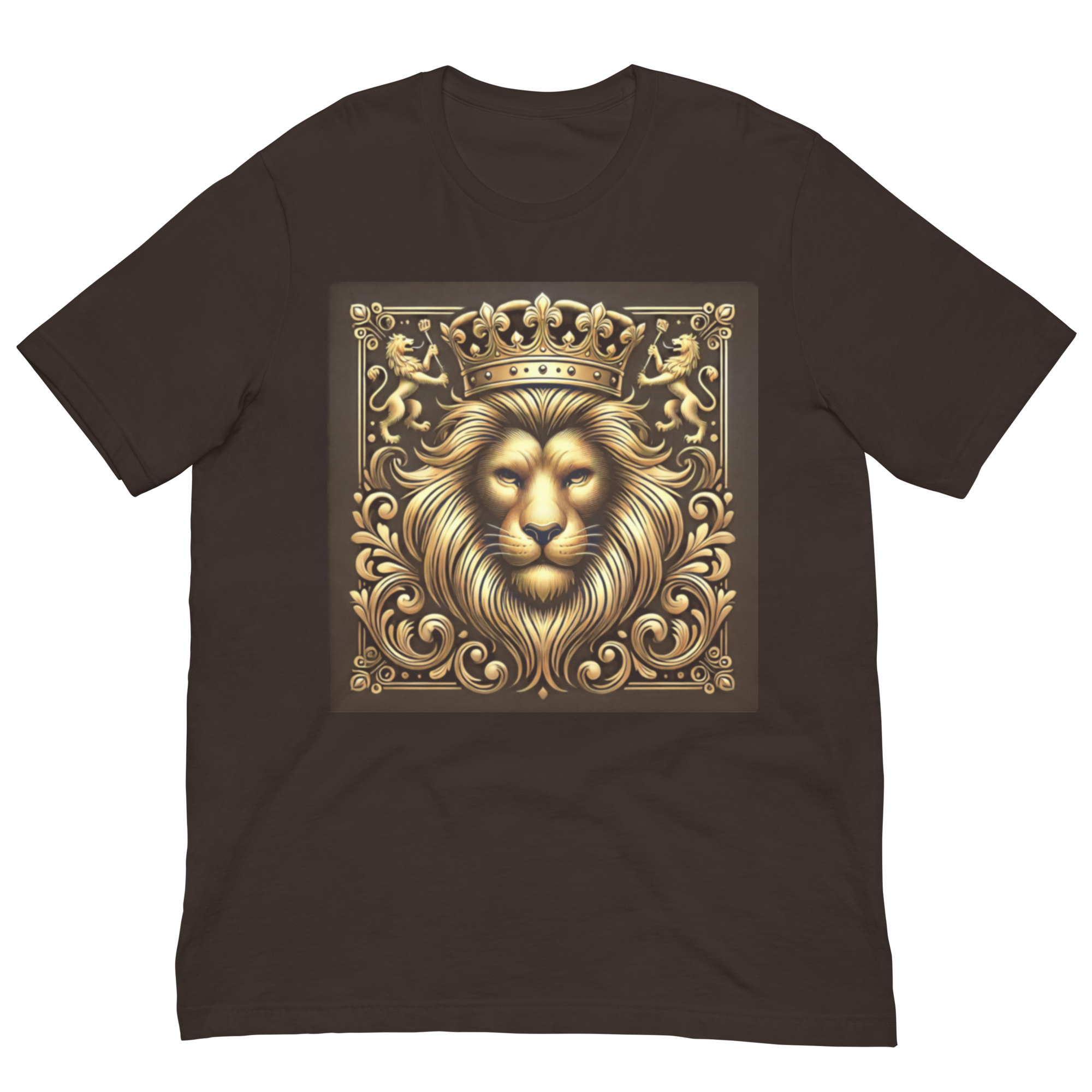 unisex-staple-t-shirt-brown-front-67e323cd941d6.png