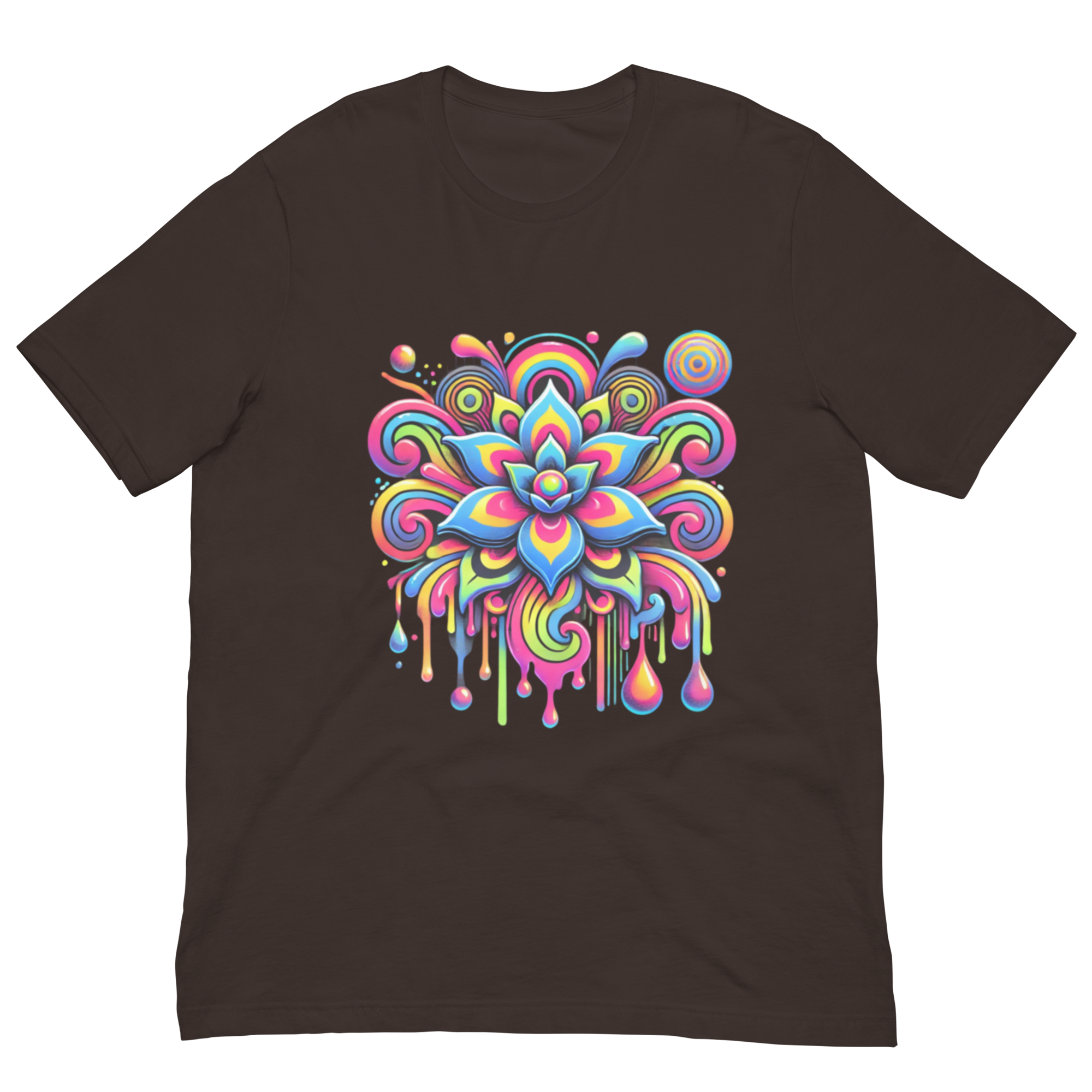 unisex-staple-t-shirt-brown-front-67e32c35379fd.png