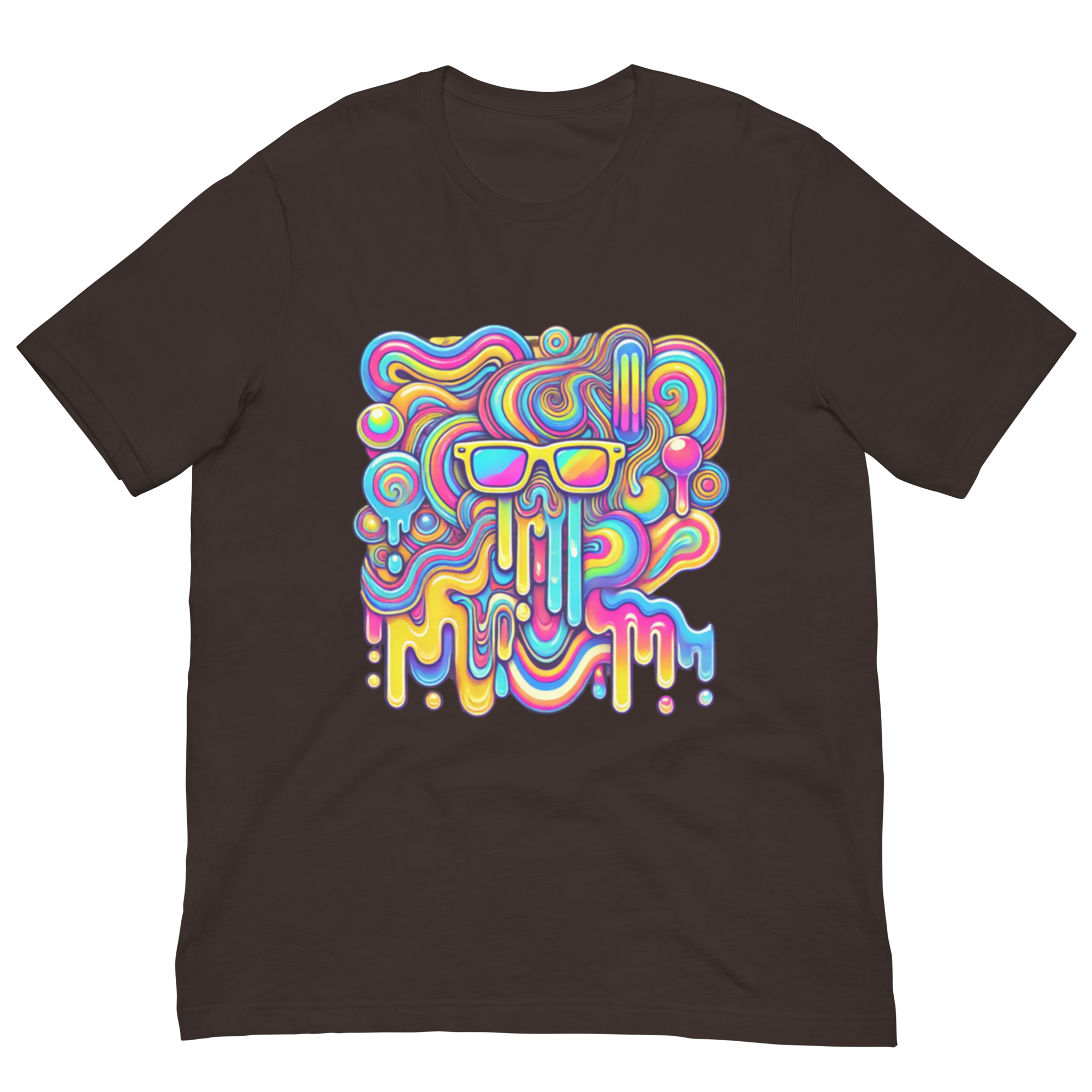 unisex-staple-t-shirt-brown-front-67e6975117d2c.png