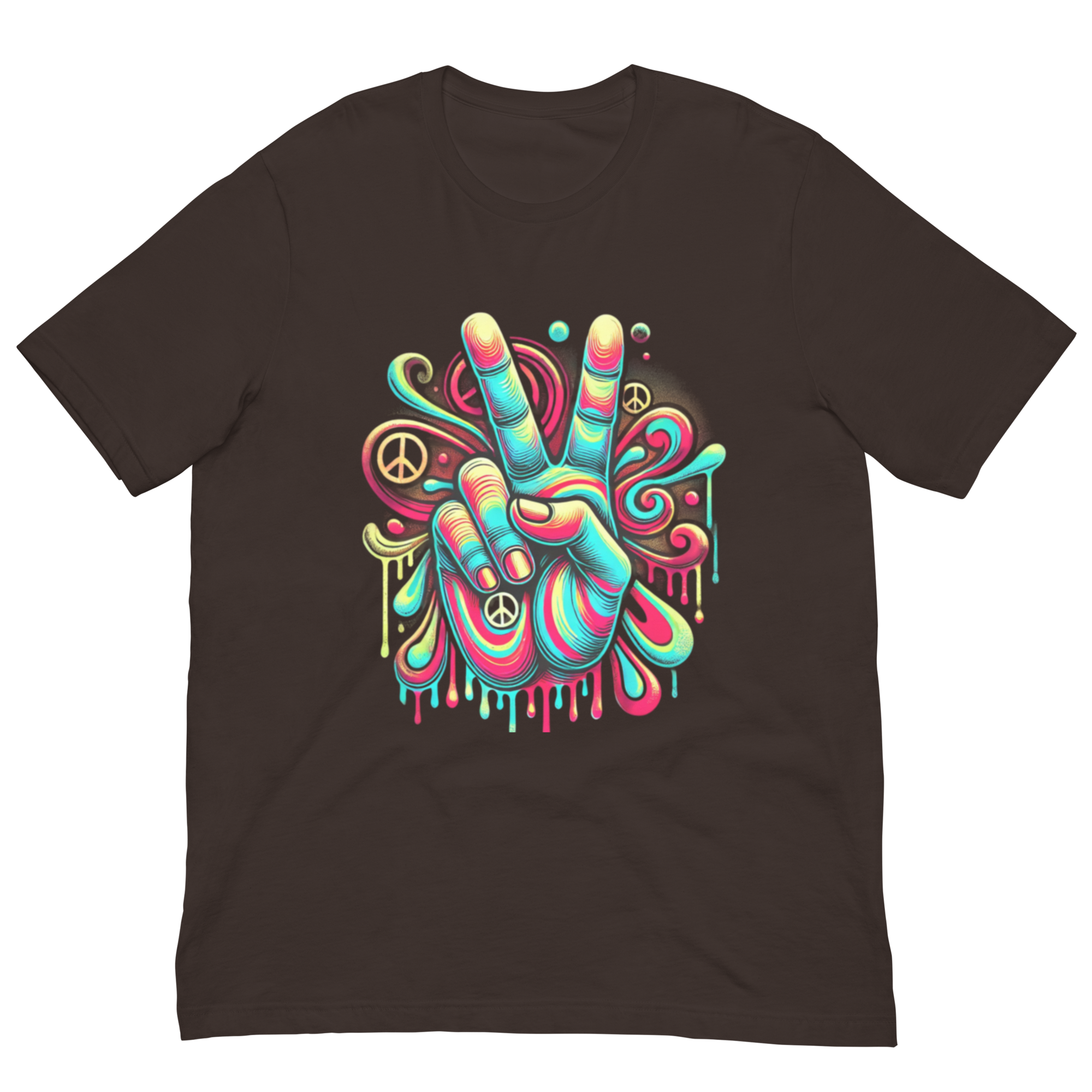 unisex-staple-t-shirt-brown-front-67e6a40df3d4f.png