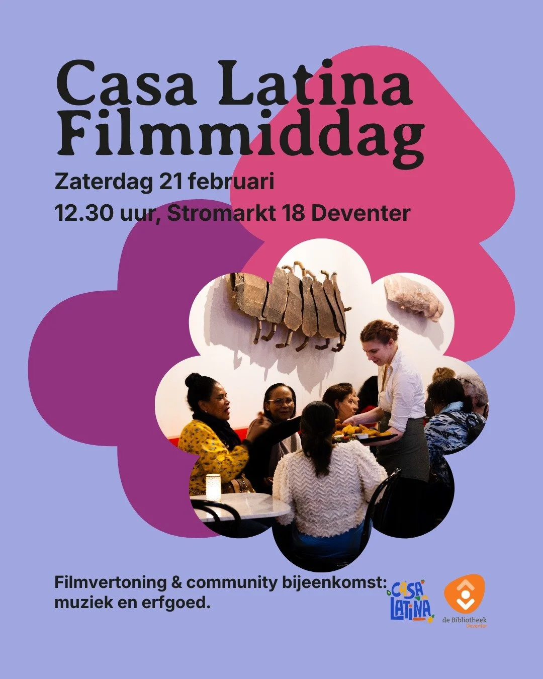 🎉✨ Latin vibes in Deventer! ✨🎉

In aanloop naar Kelderfest organiseert Mondi samen met de Latin gemeenschap in Deventer @casalatinadeventer een bijzondere bijeenkomst &amp; borrel in de Bibliotheek Deventer. 💃🏽🎶

📅 21 februari
🕧 12.30 uur
📍 T