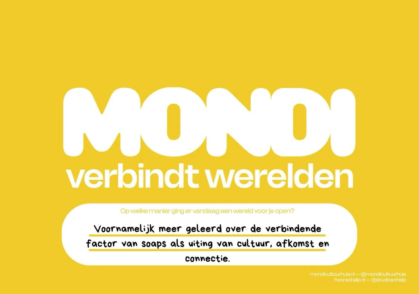 Verhalen die werelden verbinden ✨

Tijdens Alsof het Echt is stapten bezoekers in de wereld van Latijns-Amerikaanse en Turkse soapseries. Samen luisterden we naar een aflevering uit de podcast La Isla Bonita en onderzochten we hoe verhalen onze kijk 