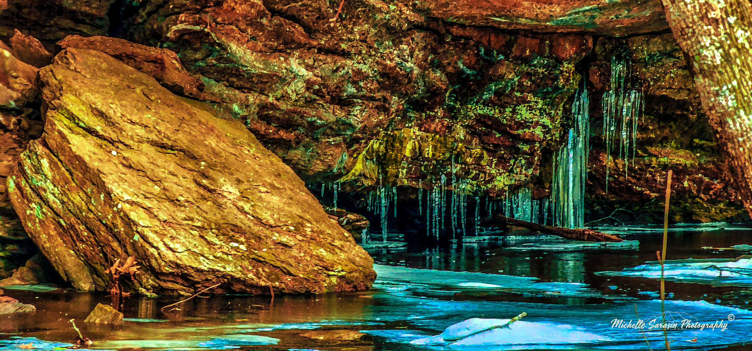Winter Water Rainbow
