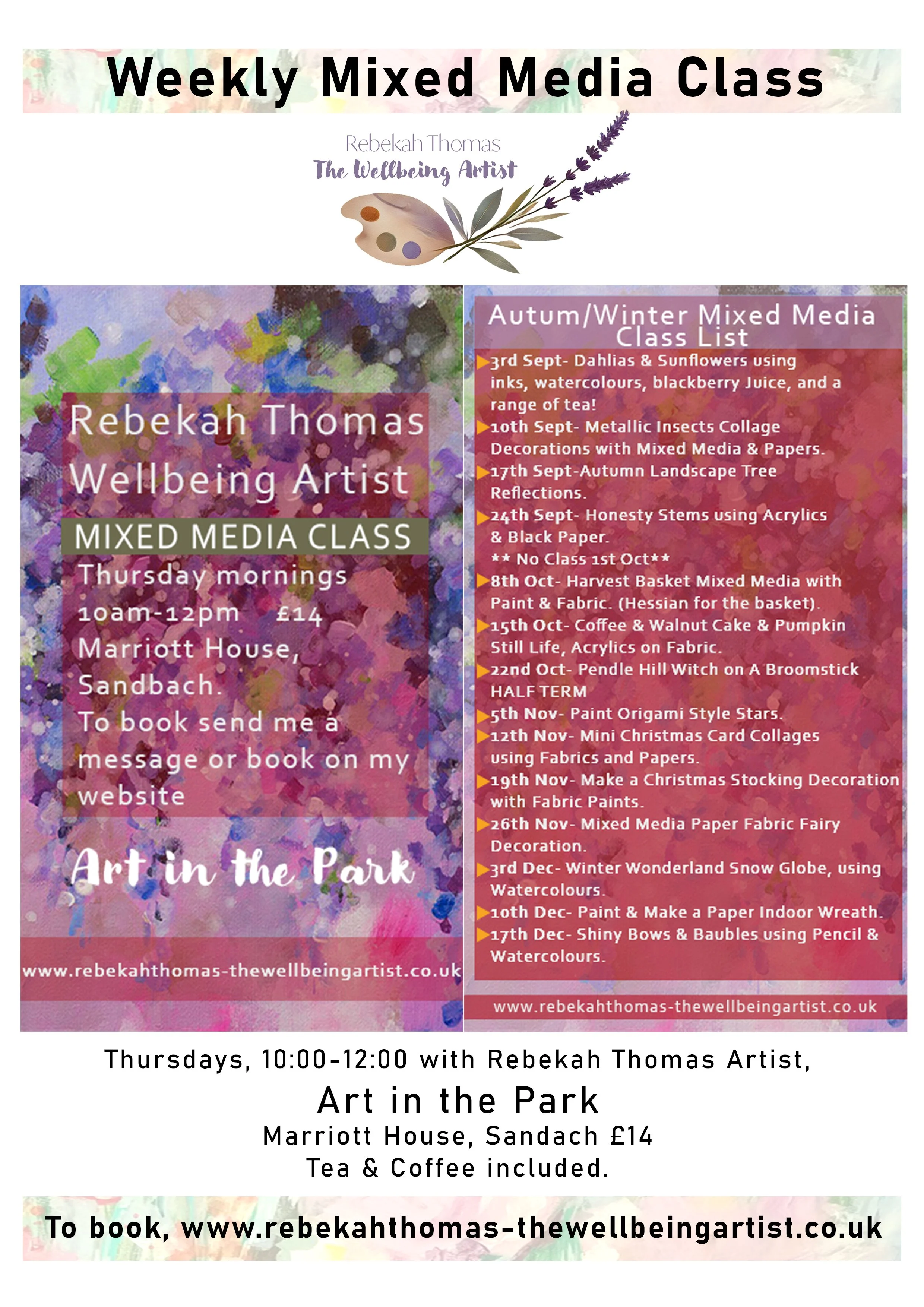 Mixed Media Weekly Class