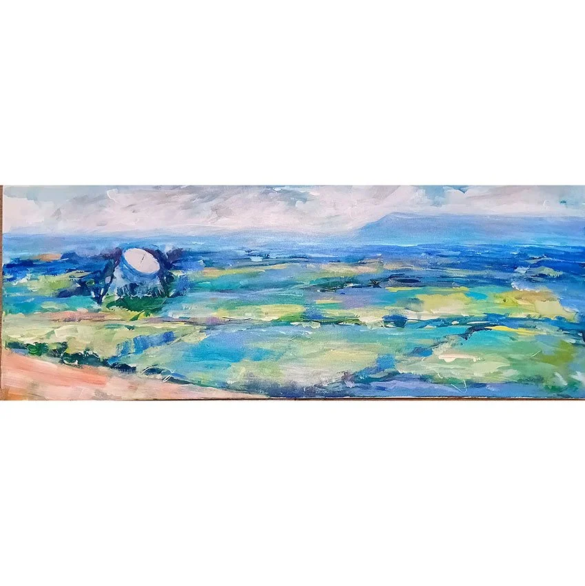 The Cheshire Countryside with a view of Jodrell Bank & The Cloud