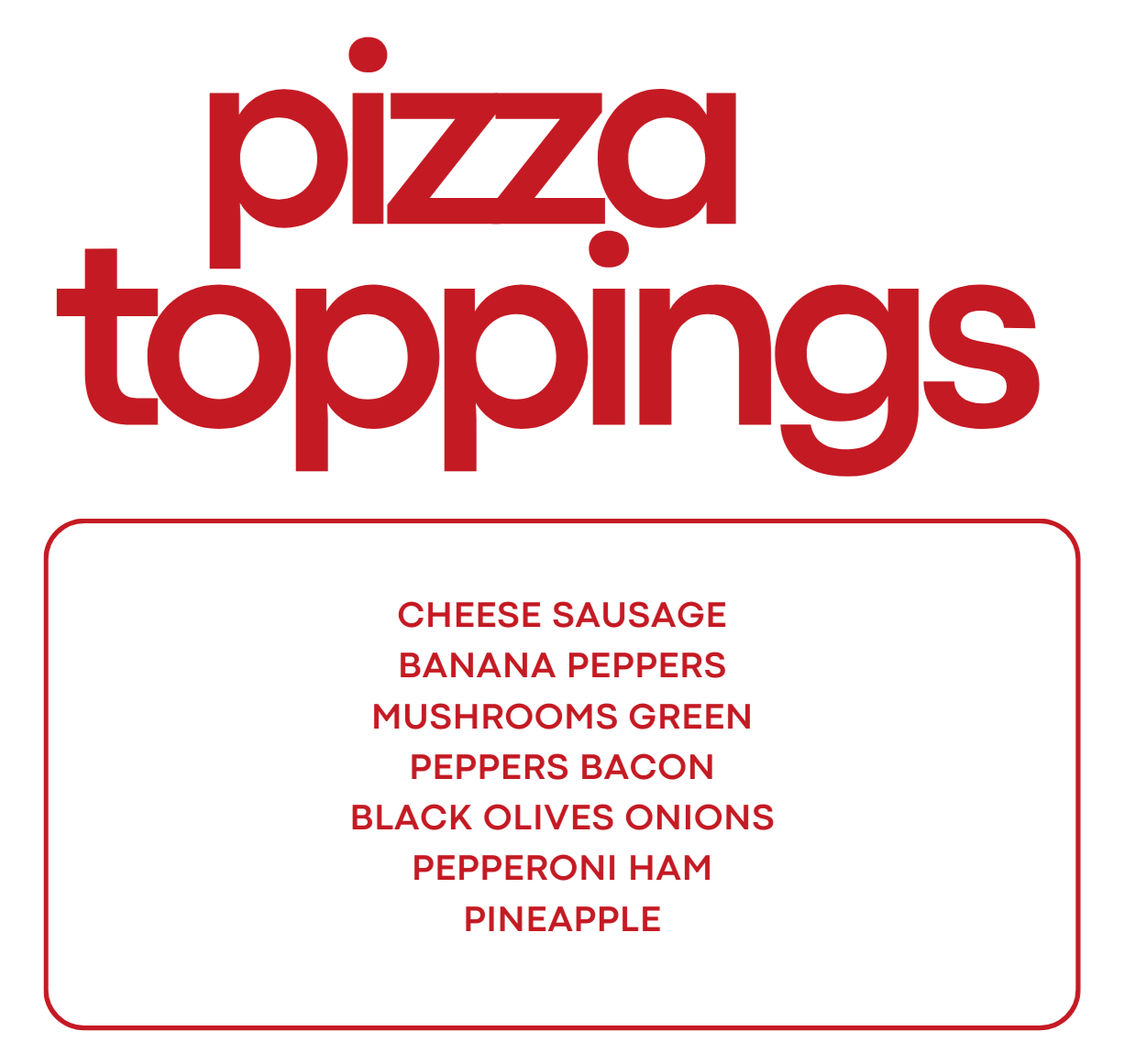 stoval springs pizza sauce options