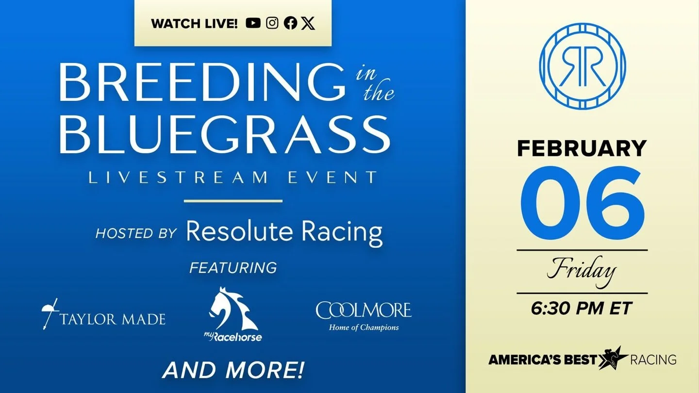 YOU WON&rsquo;T WANT TO MISS THIS 🚨
TOMORROW - Feb. 6th at 6:30
We will go live with @americasbestracing and announce our most anticipated matings of the year, including the one and only&hellip; GOODNIGHT OLIVE 🫒 

We will also welcome guest speake