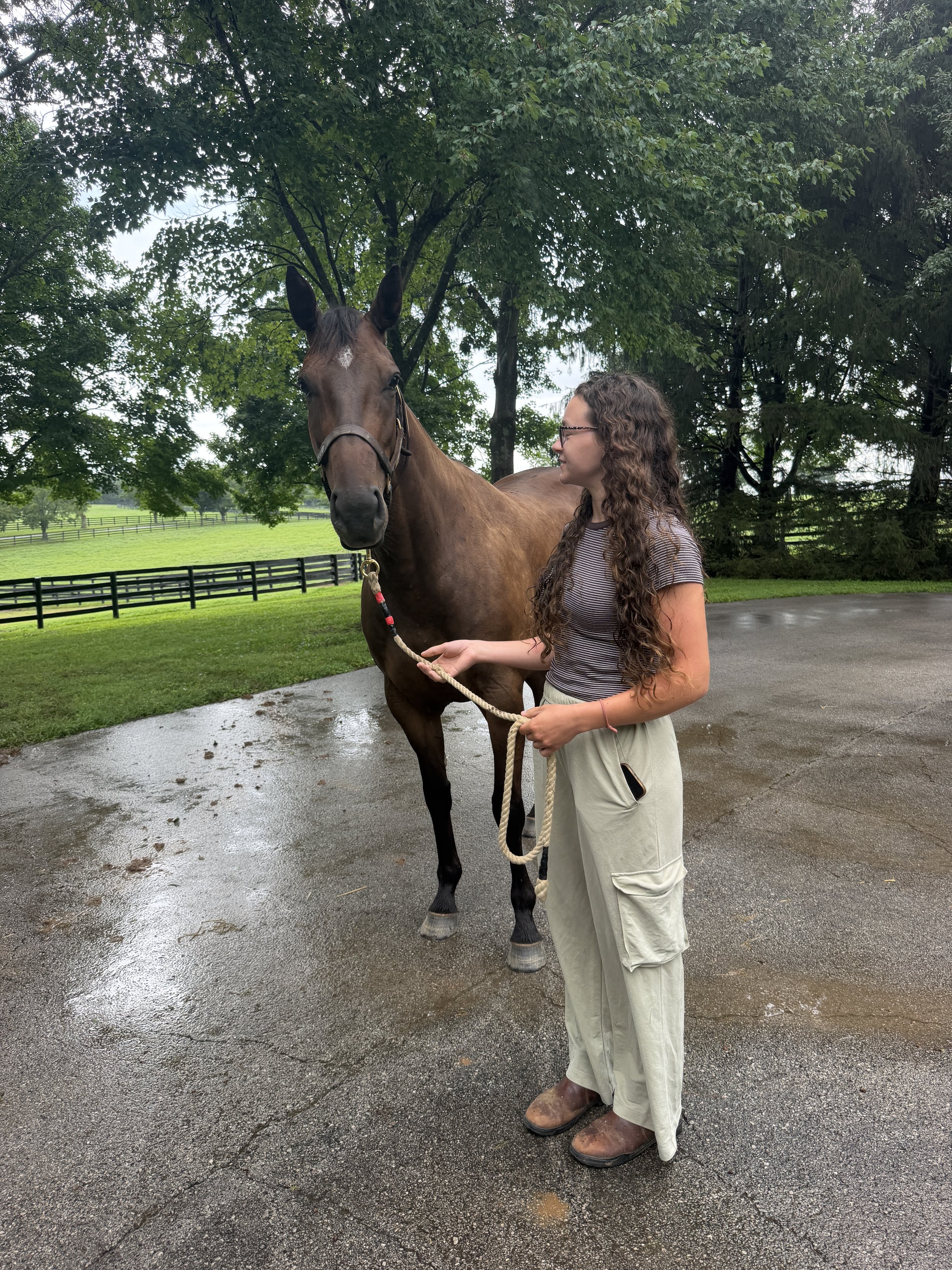 Solsbury and her adopter!
