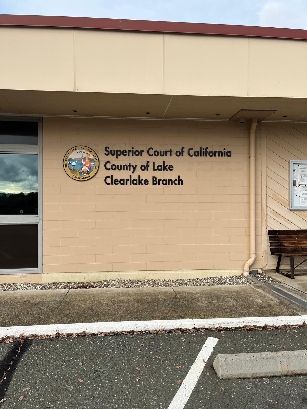 Clearlake branch of the Lake County Superior Court served by Redwood Lakes Legal Documents process server