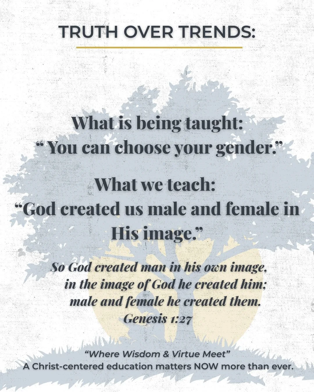 What&rsquo;s being taught vs. what we teach.

The classroom is shaping hearts and minds every day &mdash; but not always toward truth. 
At Summit Paideia Academy, we believe education is discipleship, and that every subject should point back to the C