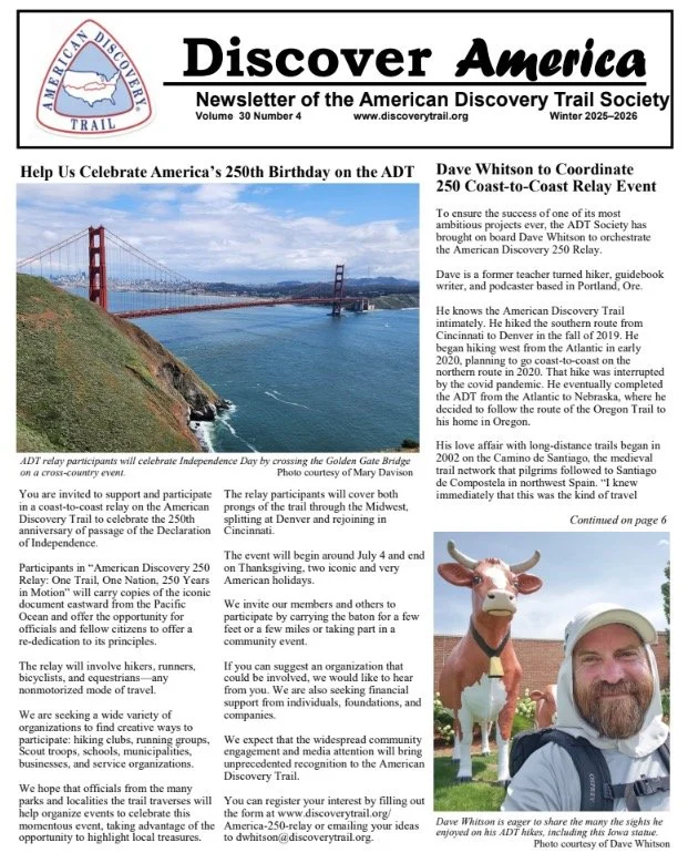 Winter 2026 Newsletter