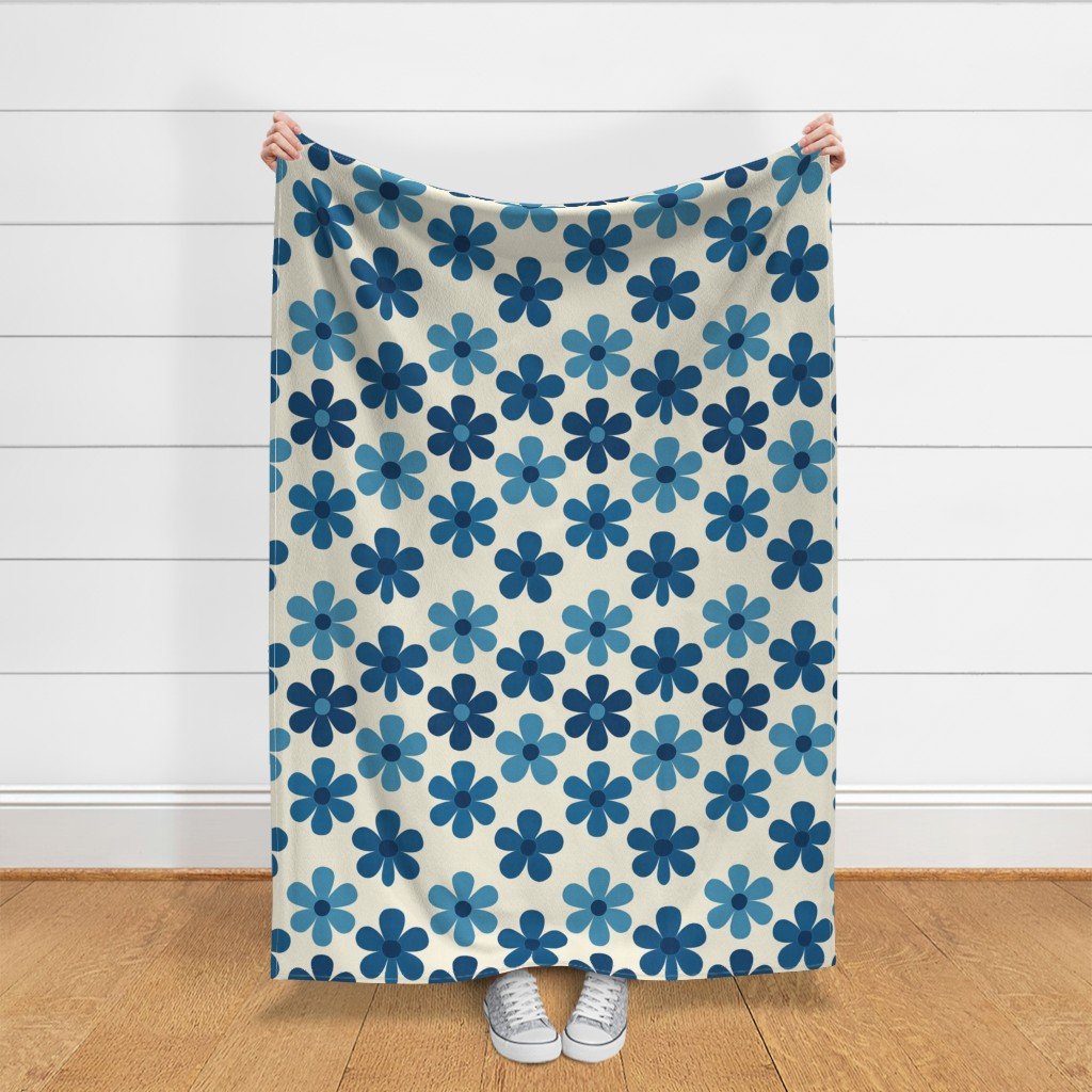 Retro Petal Burst Throw Blanket.jpeg