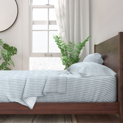TrueWoven Cottagecore Minimalist Ticking In Bluesheets.jpeg