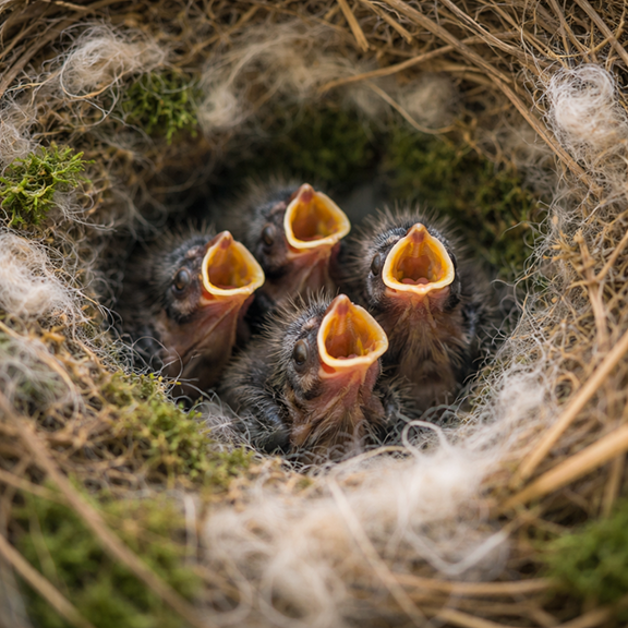 A Simple Nesting Station for Backyard Birds