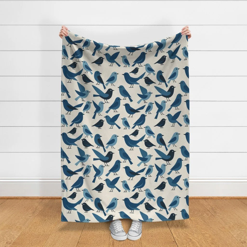 Blue Flight Assembly Throw Blanket2.jpeg