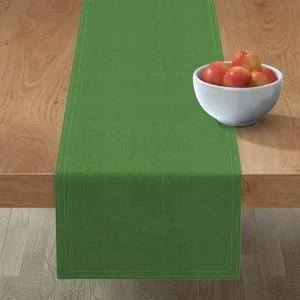 green solid table runner.jpeg