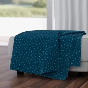 Deep Teal Tiny Geometrics Throw.jpeg