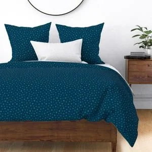 Deep Teal Tiny Geometrics Bedding.jpeg