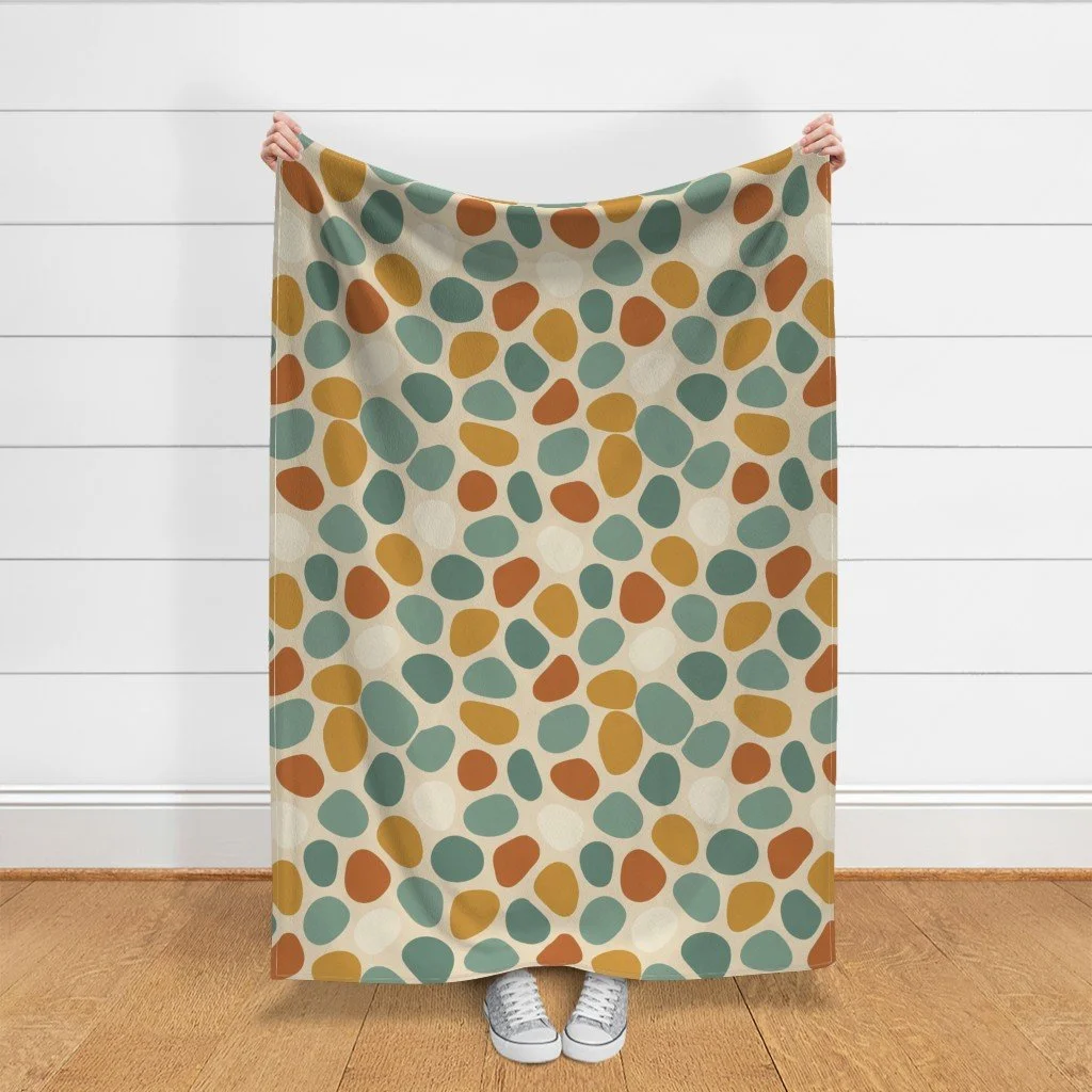Mid-Century Pebble Blender Throw Blanket.jpeg