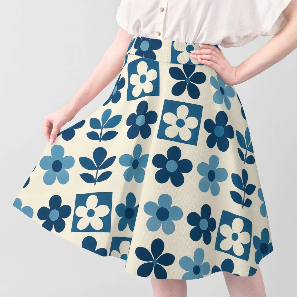 Blossom Grid Skirt.jpeg