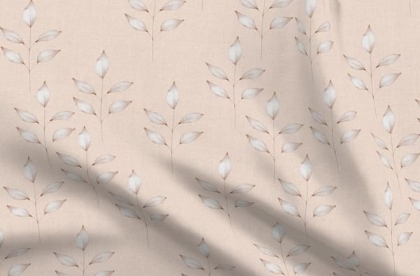 Cottagecore Minimalist Leaves fabric.jpeg