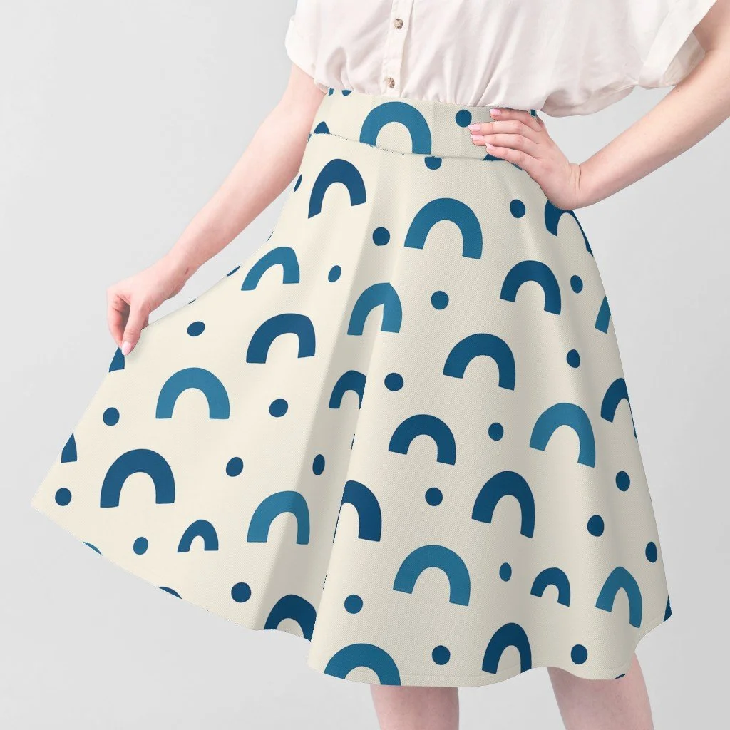 Blue Arches & Dots Toss Skirt.jpeg