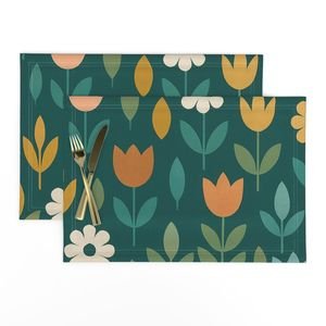 Geometric Floral Basics Placemats.jpeg