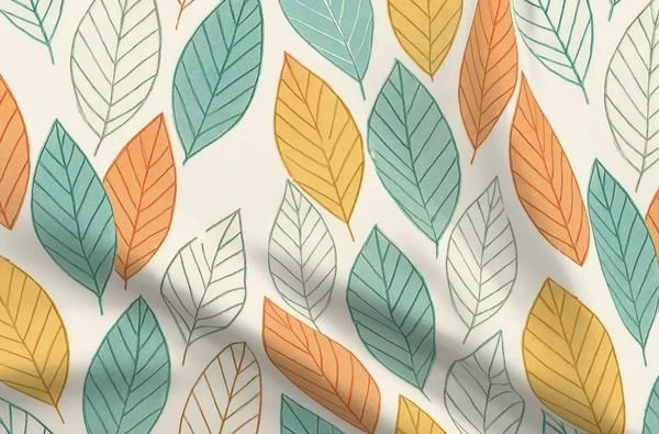 Layered Line Leaves Fabric.jpeg