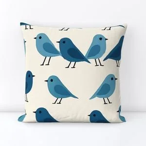 Two-Tone Bird Clusters Throw Pillow.jpeg