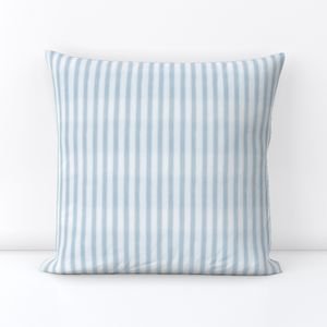 TrueWoven Cottagecore Minimalist Ticking In Blue Throw Pillow.jpeg