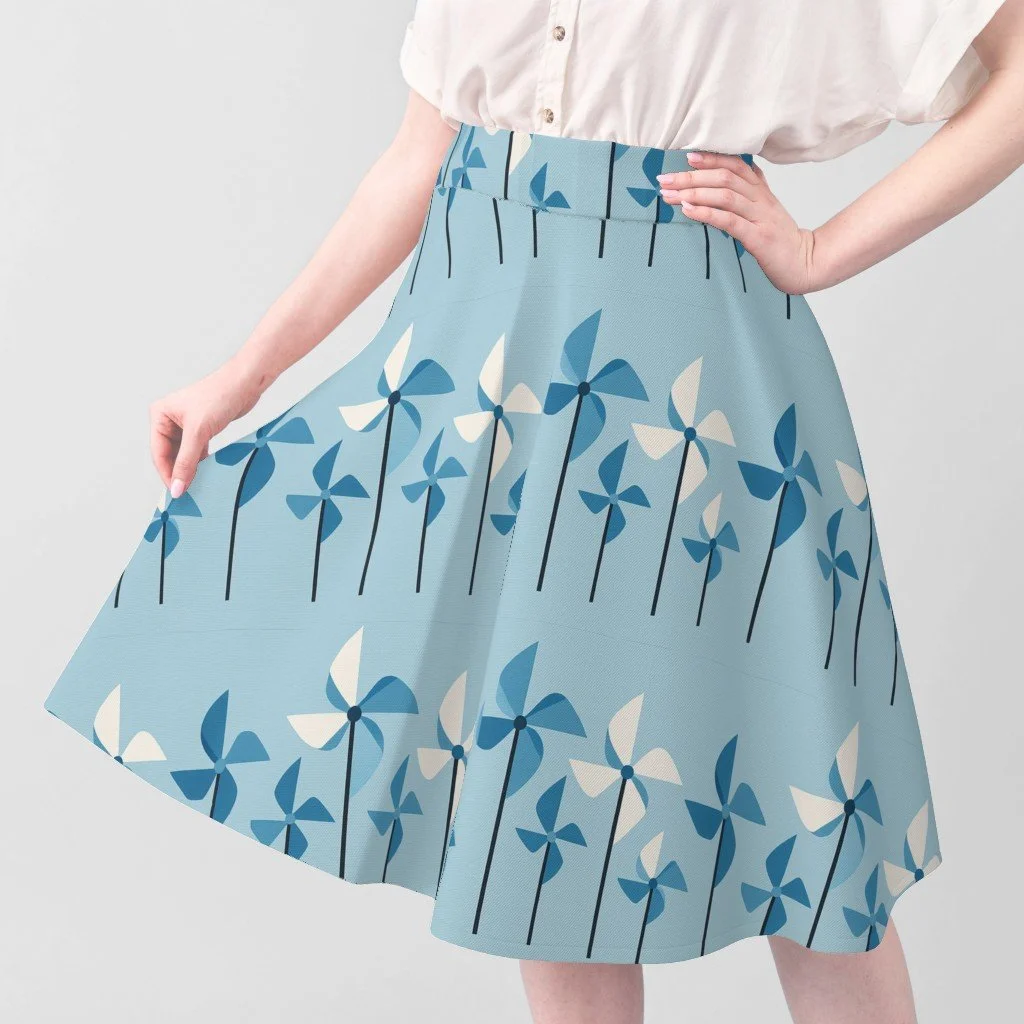Skyline Pinwheel Stripe Skirt.jpeg