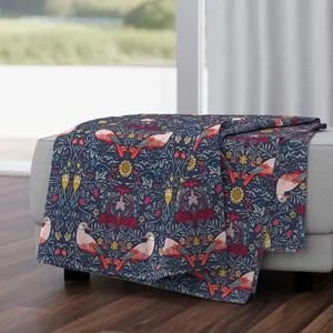 Pink Birds Throw.jpeg