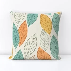 Layered Line Leaves Throw Pillow.jpeg