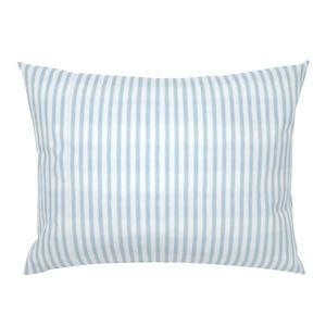 TrueWoven Cottagecore Minimalist Ticking In Blue Pillow Sham.jpeg