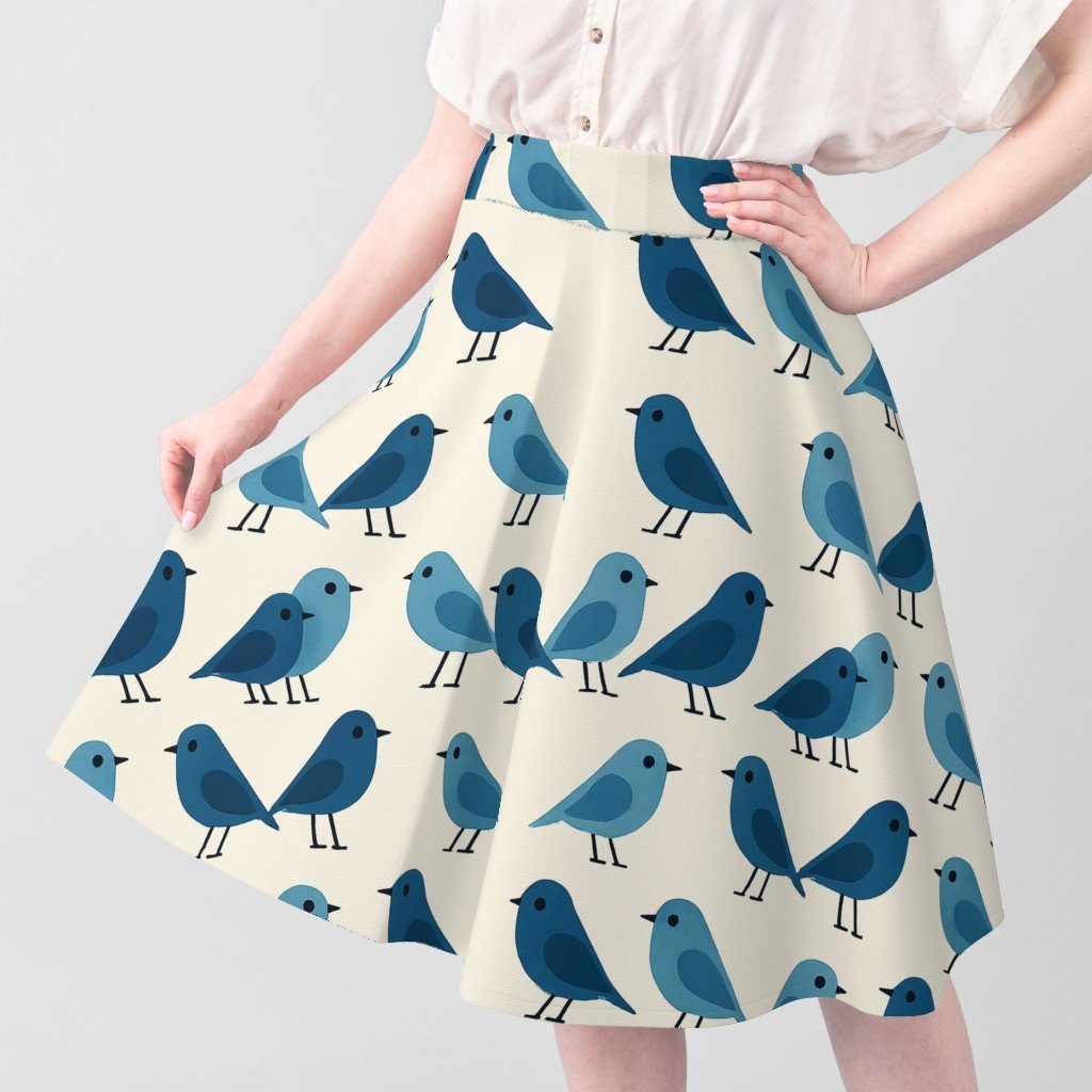 Two-Tone Bird Clusters Skirt.jpeg