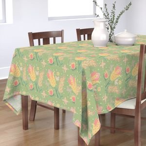flowers and butterflies in green_ pink and yellow table cloth.jpeg