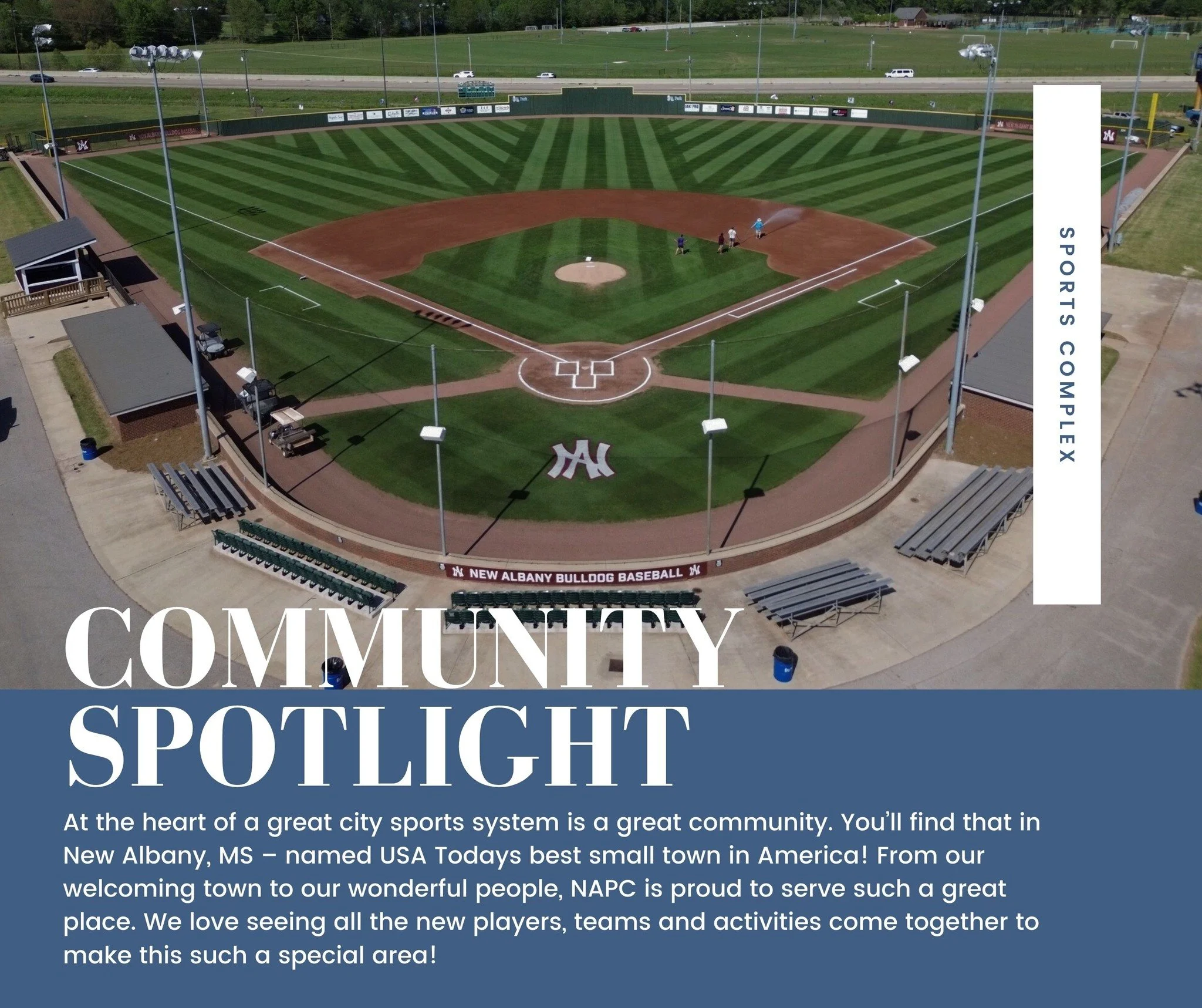⚾️Community Spotlight: Local Pride at Its Finest!

We&rsquo;re proud to be part of a town where community spirit and top-notch recreation go hand in hand! 🏡 From the beautiful New Albany Sports Complex to the welcoming charm of New Albany, MS &mdash