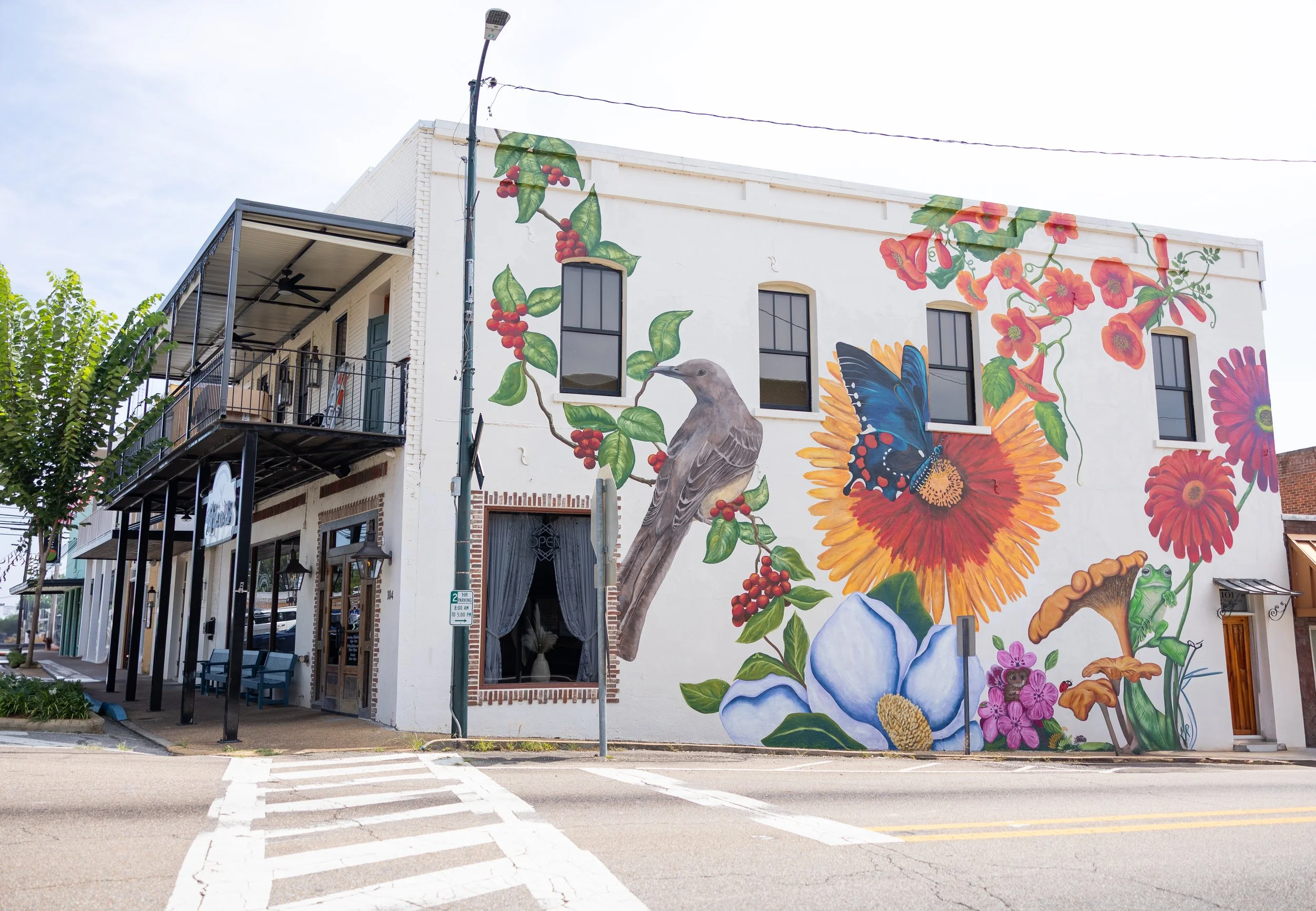 Downtown New Albany Mural on Nicos