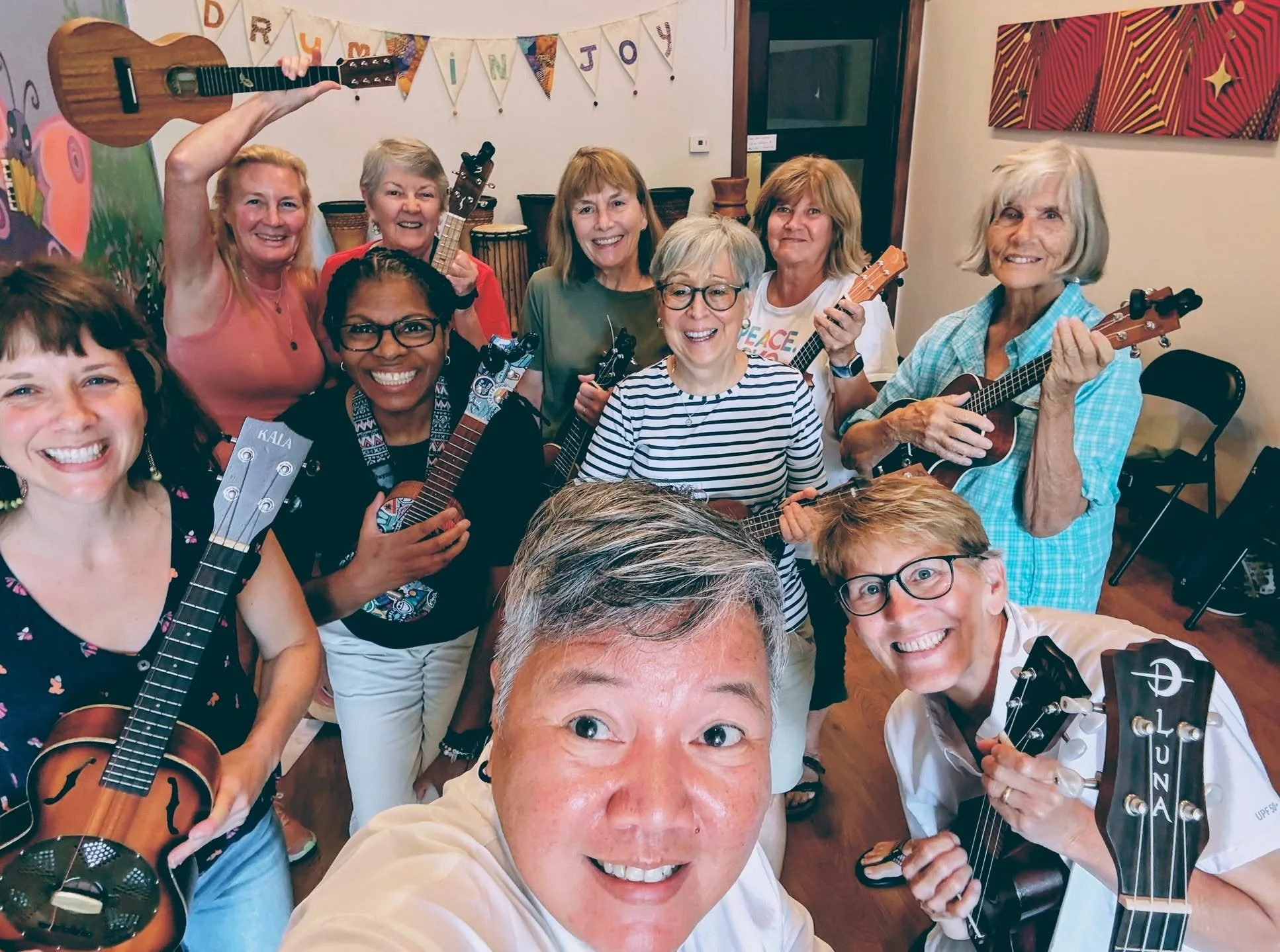 Join our EarthBeat Music &ldquo;strumily&rdquo; (strum+family) for Strum in Joy! This is more than just a ukulele class&mdash;it&rsquo;s a welcoming space to explore music and self-expression while building confidence, community, and overall well-bei
