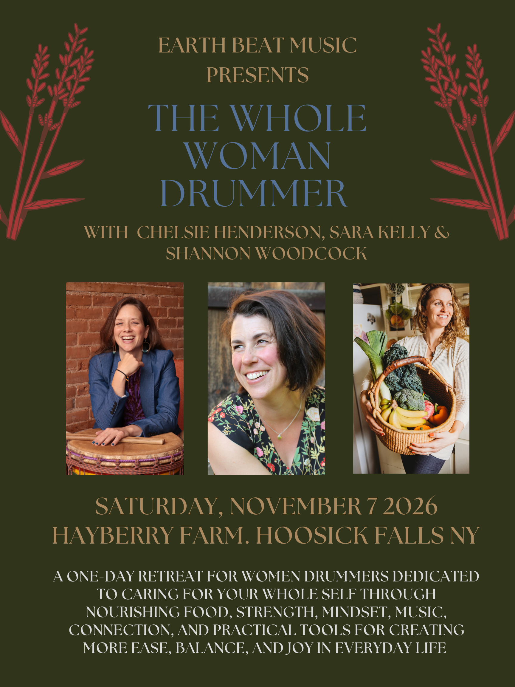 The Whole Woman Drummer Retreat @ Hayberry Farm