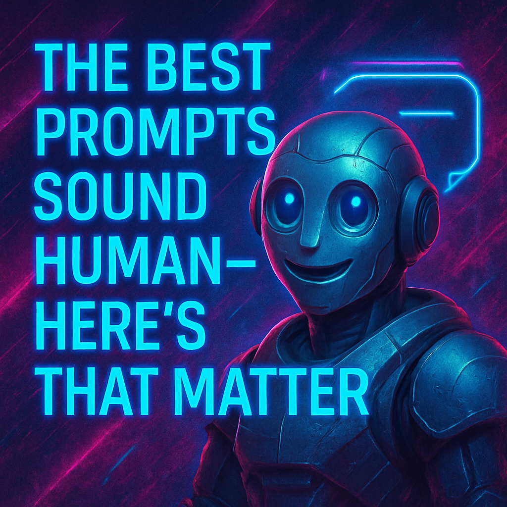The Best Prompts Sound Human—Here’s Why That Matters