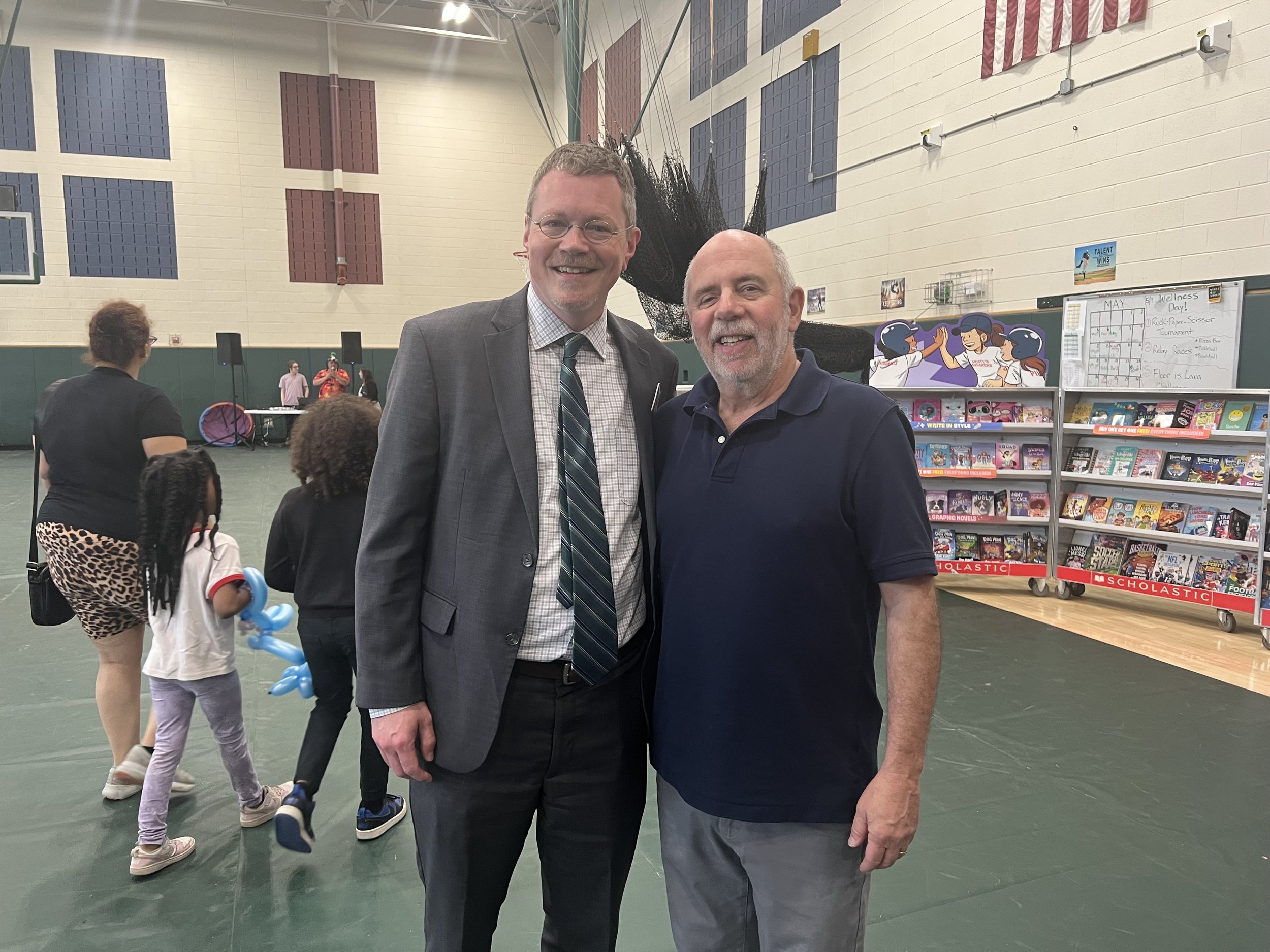 At Community Day with Dan Aymar-Blair