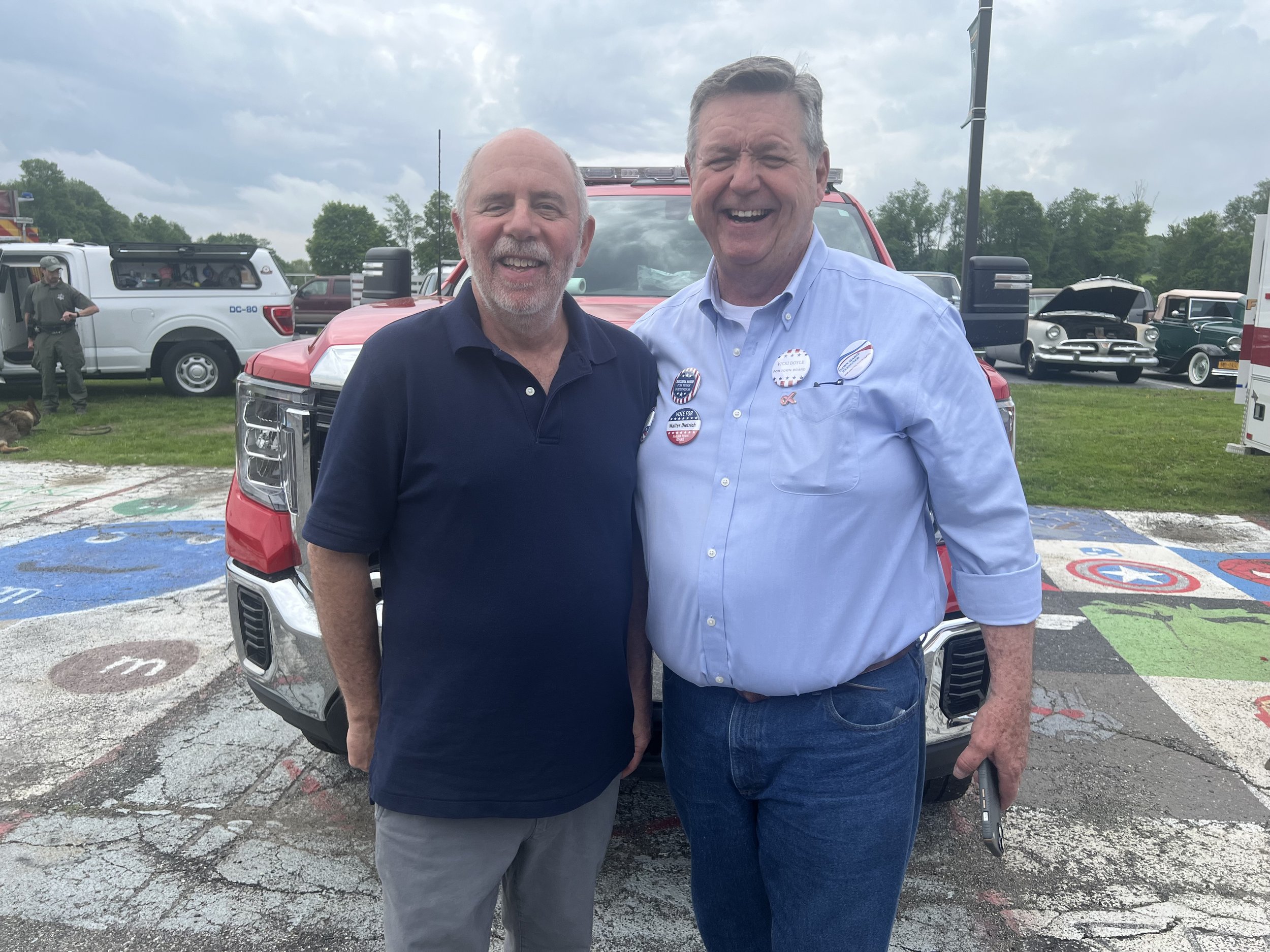 With Walter Dietrich at Amenia Community Day