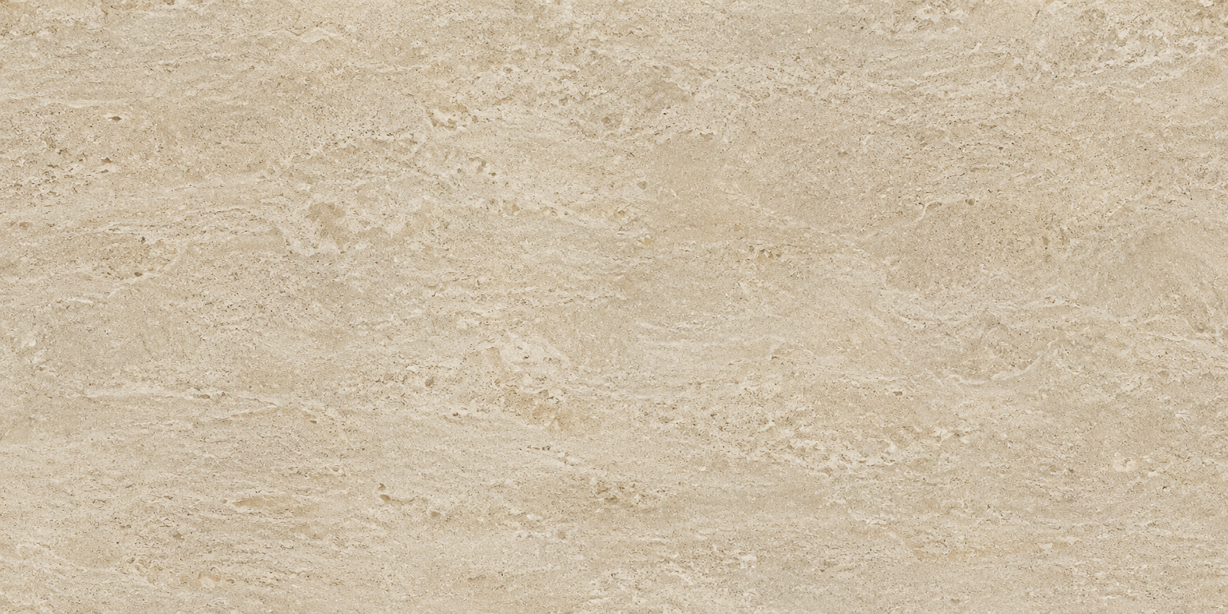 Travertin-Optik Bodenfliesen in warmem Beige für moderne Wellnessbäder und luxuriöse Wohnräume.