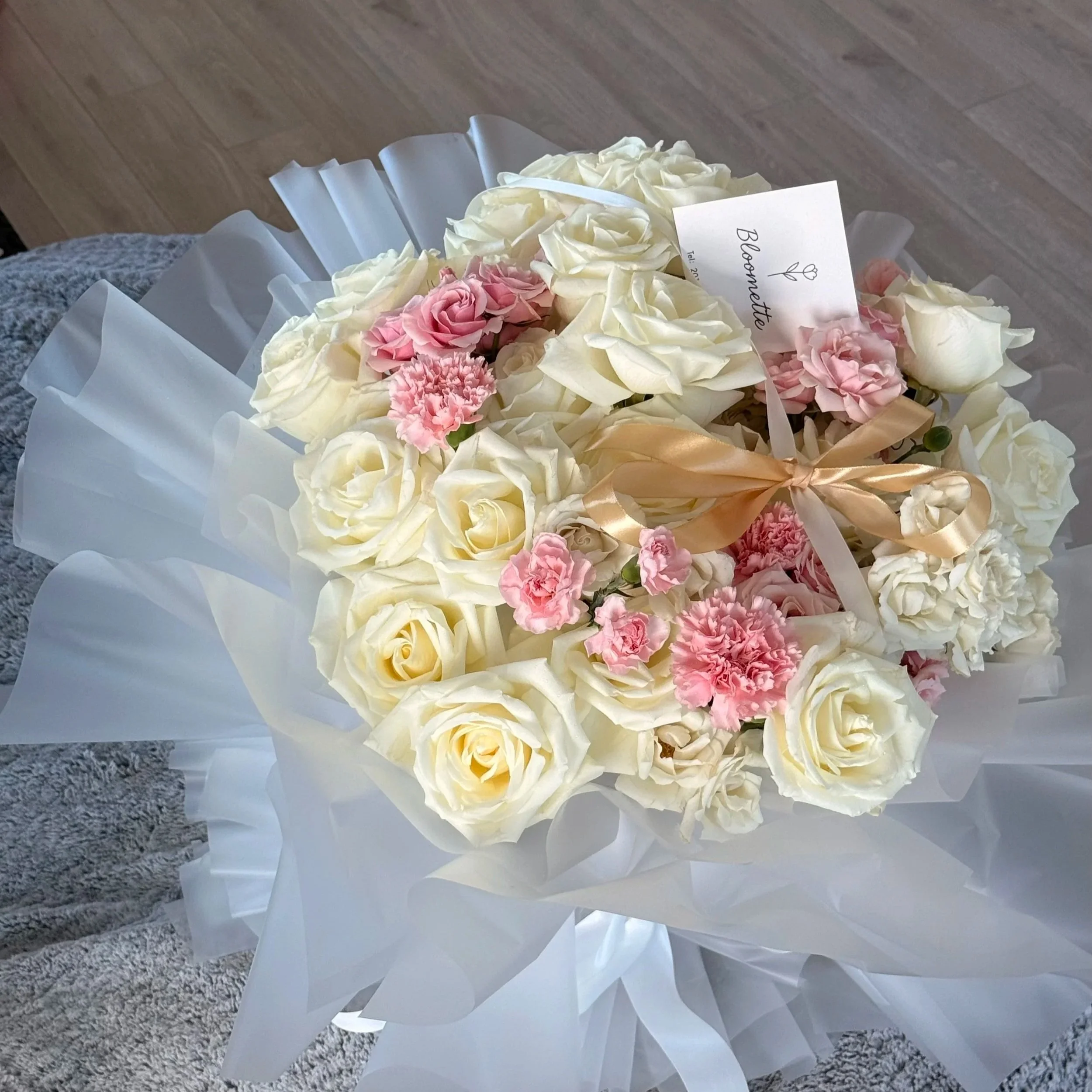 Cloud of Wishes
Fluffy whites and blush pinks for big hopes, birthday candles, and whispered “make a wish.”