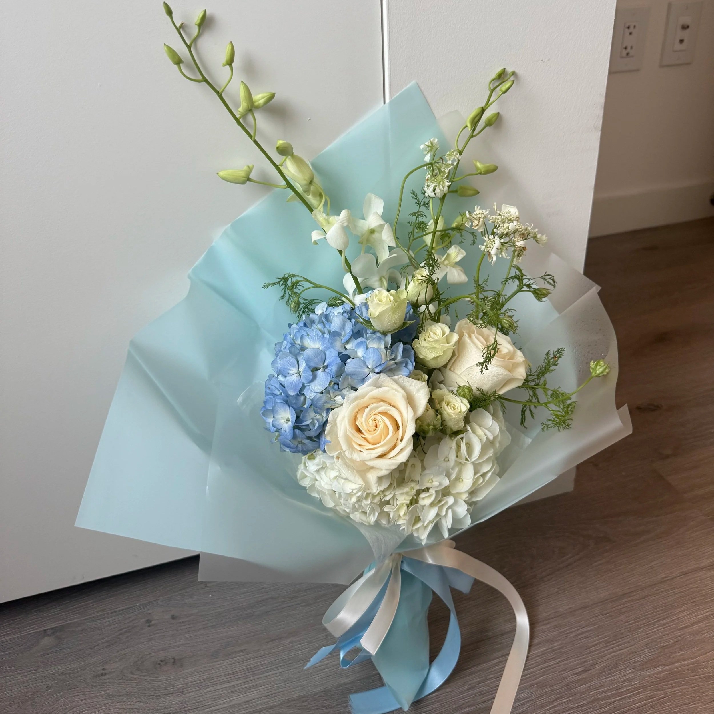 Clear Sky
Like breathing after the storm — calm blues and creams for hope that quietly returns.