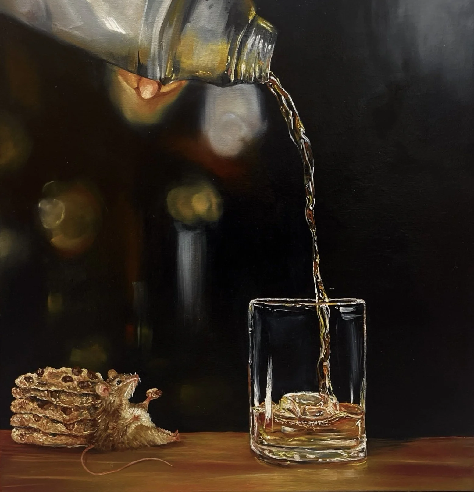 "I'll Have What They're Having"- Oil on canvas- Sold