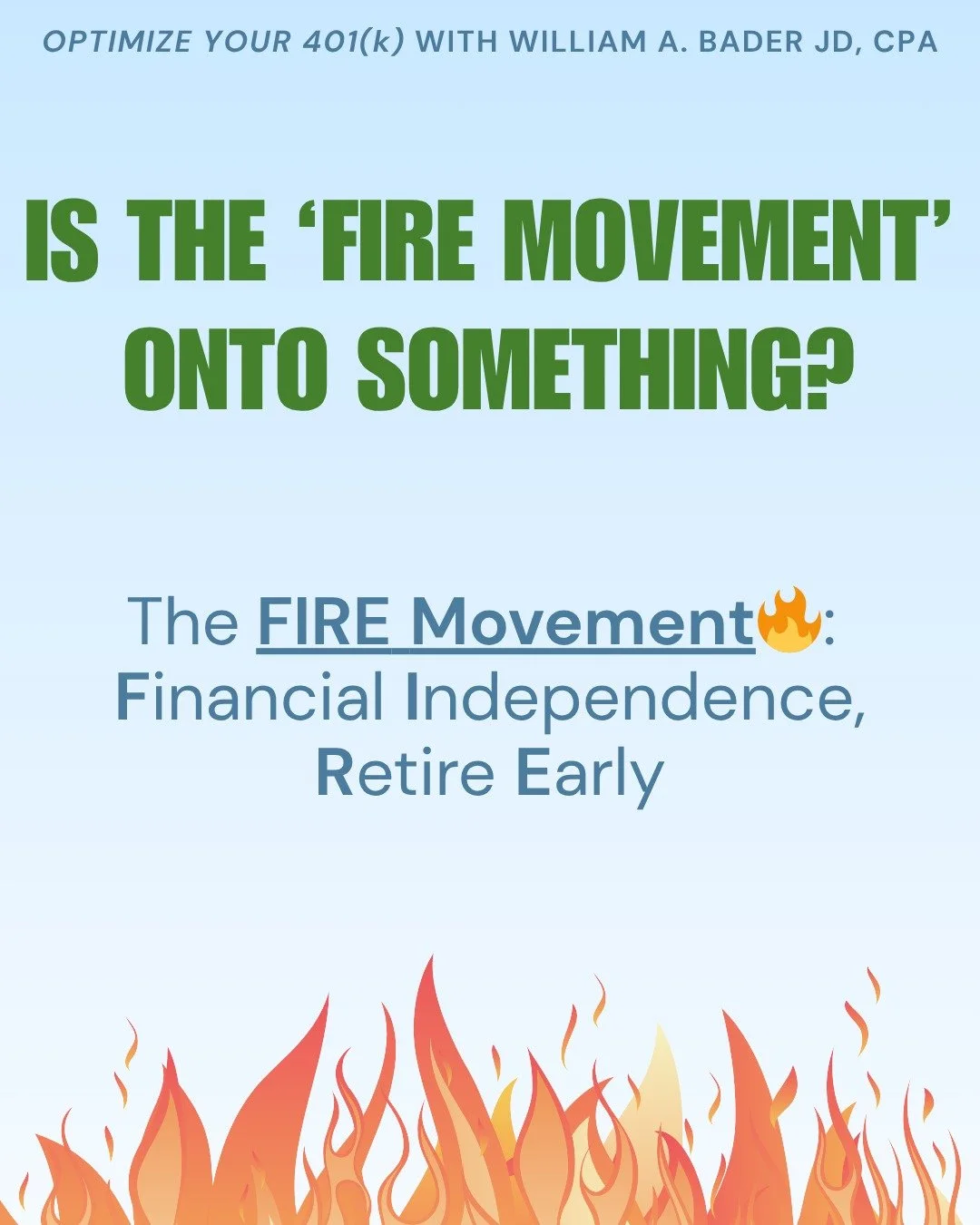 Could financial independence really come decades sooner than traditional retirement?

That&rsquo;s the idea behind the FIRE movement (Financial Independence, Retire Early): saving aggressively, investing consistently, and building enough freedom to c